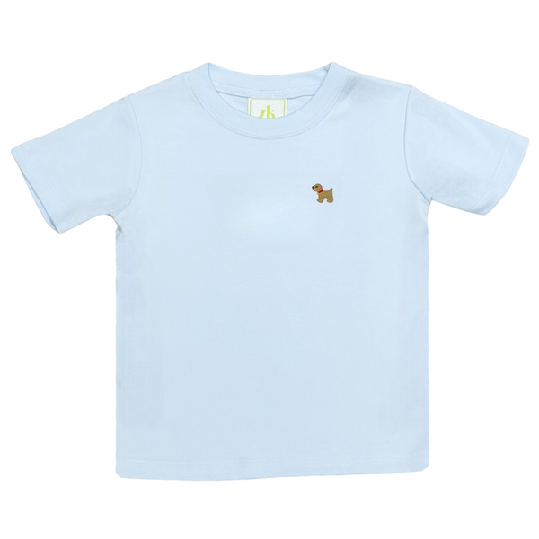 Puppy Knit Harry's Play Tee- Lt. Blue