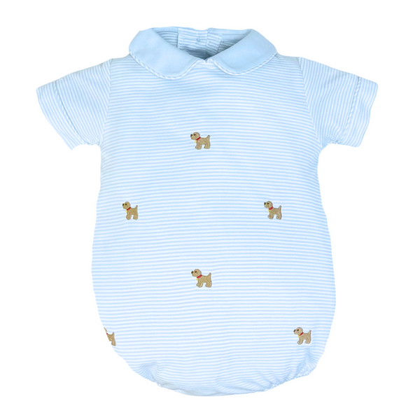 Puppy Knit Peter Bubble- Lt. Blue Bitty