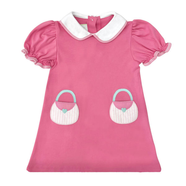 Purse Knit Louisa Dress- Alpharetta Pink