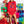 Red Merry Everything Glitter Script Sweater- Women's