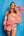 Pink Multi Shell Sweatshirt- (Women's)