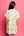 Light Blue Apple Slice Tee Dress- (Women's)