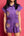 LSU Tiger Head Pocket Button Up Romper- (Women's)