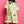 Green Stripe Cotton Duck Dress- (Women's)