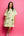 Green Stripe Cotton Duck Dress- (Women's)