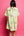 Green Stripe Cotton Duck Dress- (Women's)