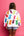 White Multi Peeps Sweatshirt- (Women's)