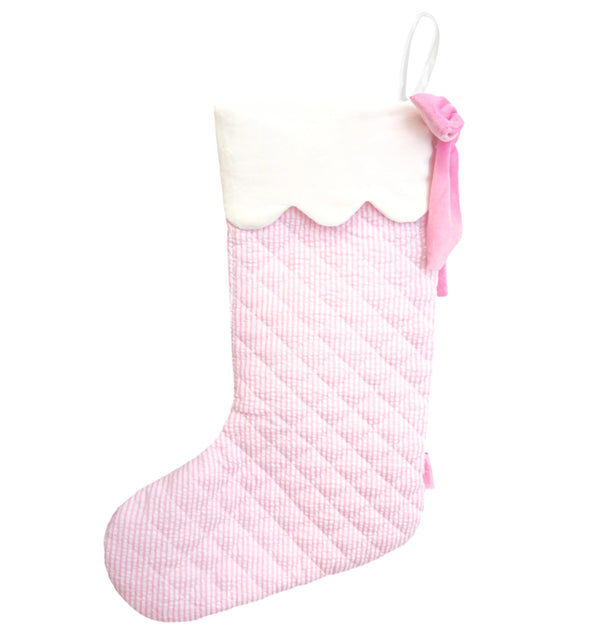 Pink Quilted Stocking