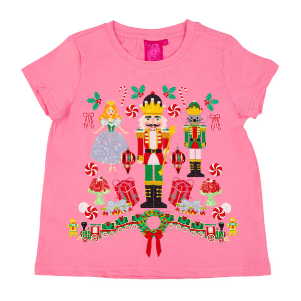 Nutcracker Icon Tee- Hot Pink