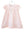 Big Sister Stork Embroidered Dress- Pink