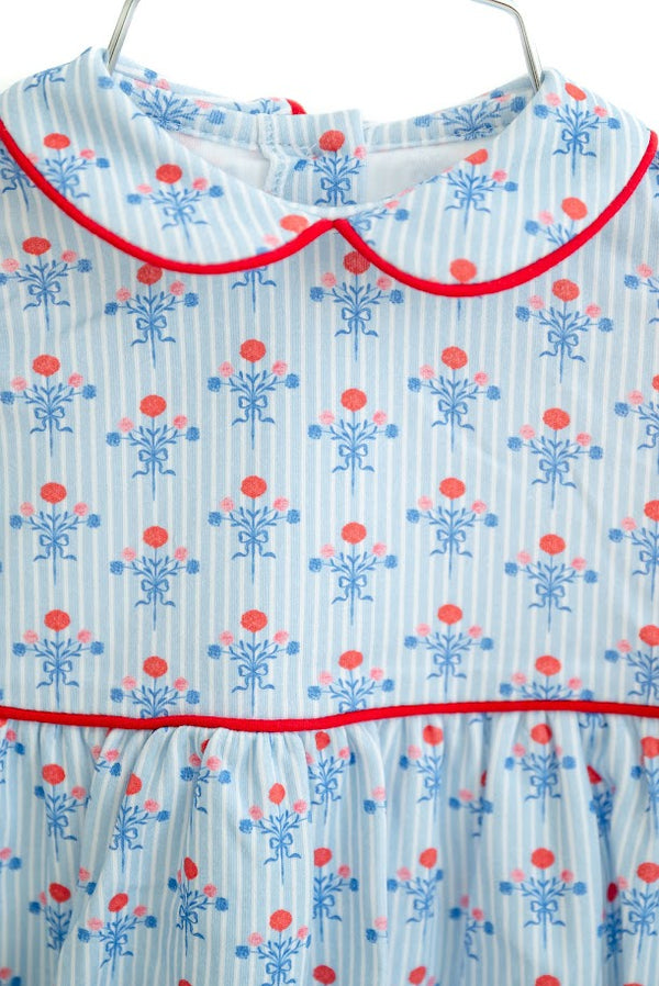 Patriotic Floral Libby Dress