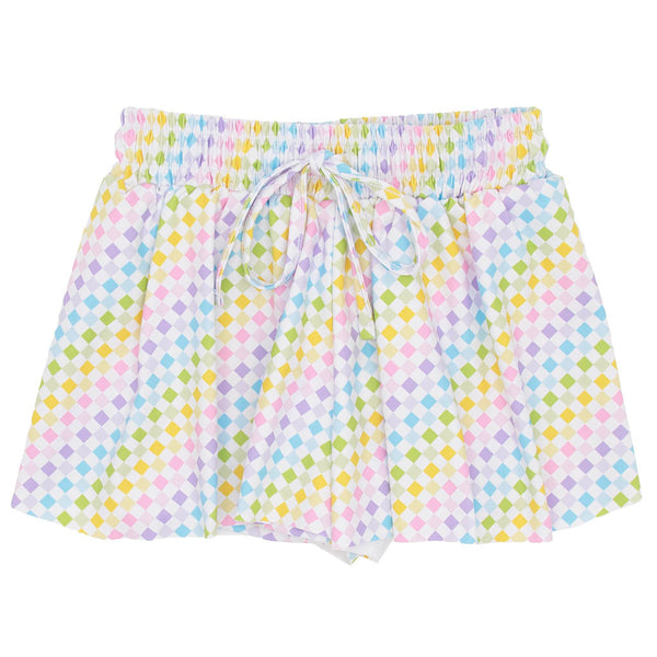 Check Rainbow Butterfly Shorts