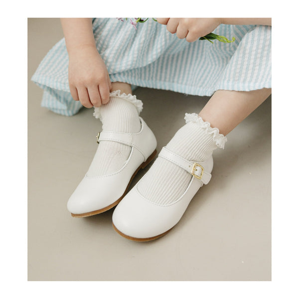 Rebecca Special Occasion Flat- White