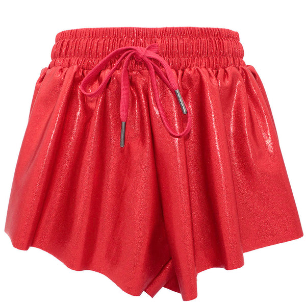 Shimmer Butterfly Short- Red