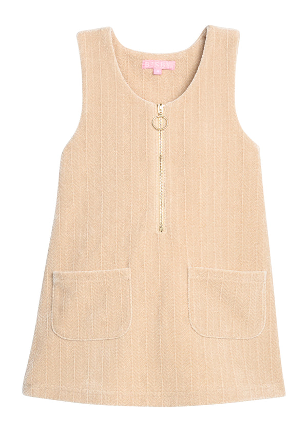Retro Jumper - Stone Herringbone Corduroy