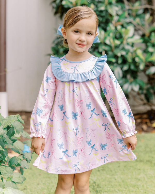 Ribbon Party L/S Dress