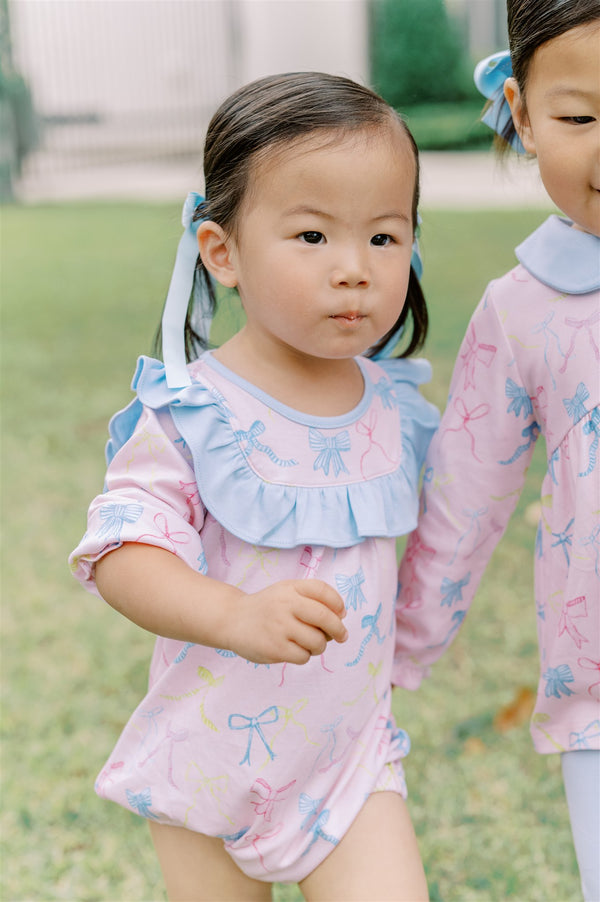 Ribbon Party L/S Girl Bubble