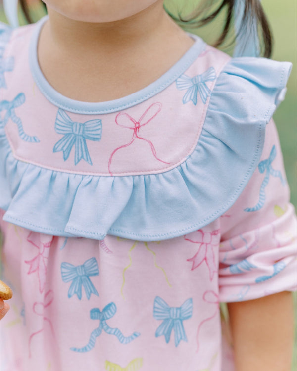Ribbon Party L/S Girl Bubble