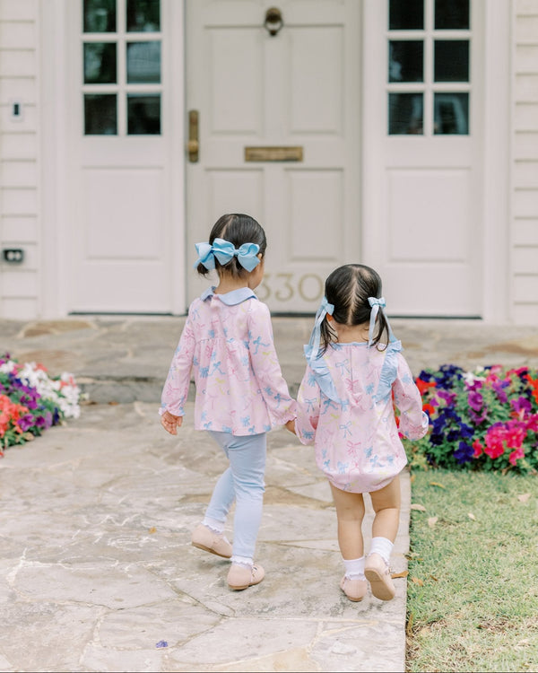Ribbon Party L/S Tunic Set W/Leggings