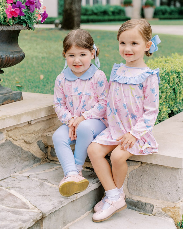 Ribbon Party L/S Dress