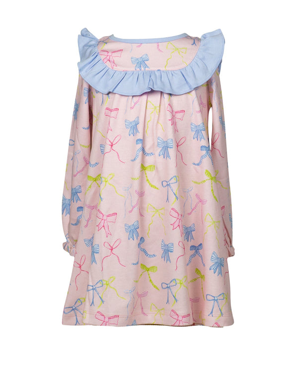 Ribbon Party L/S Dress