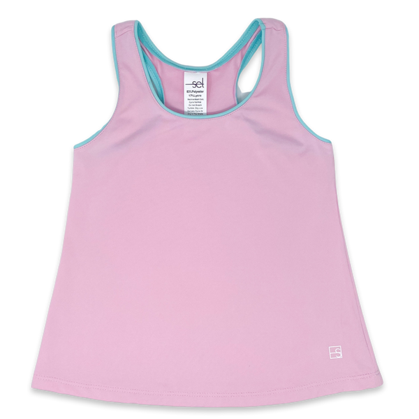 Riley Tank - Cotton Candy Pink, Mint