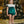 Lace Emerald Green Velvet Bubble