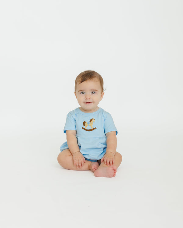 Rocking Horse Bubble- Blue