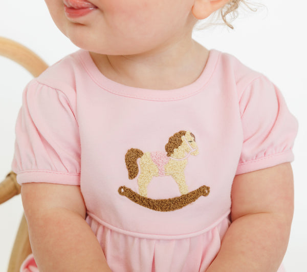 Rocking Horse Bubble- Pink