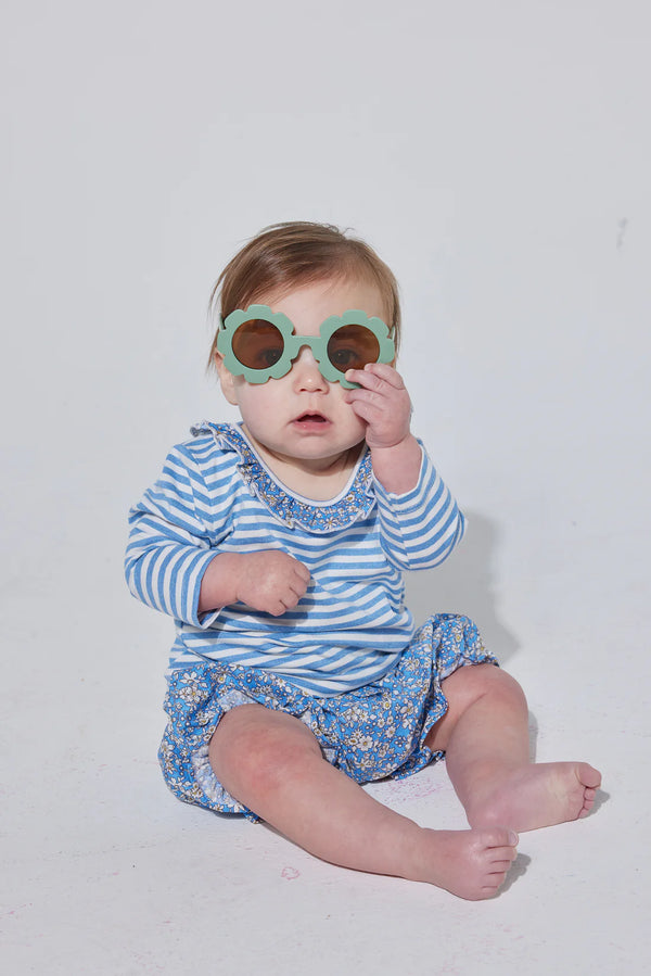 Rosie Bloomer Set- Roland Floral Blue