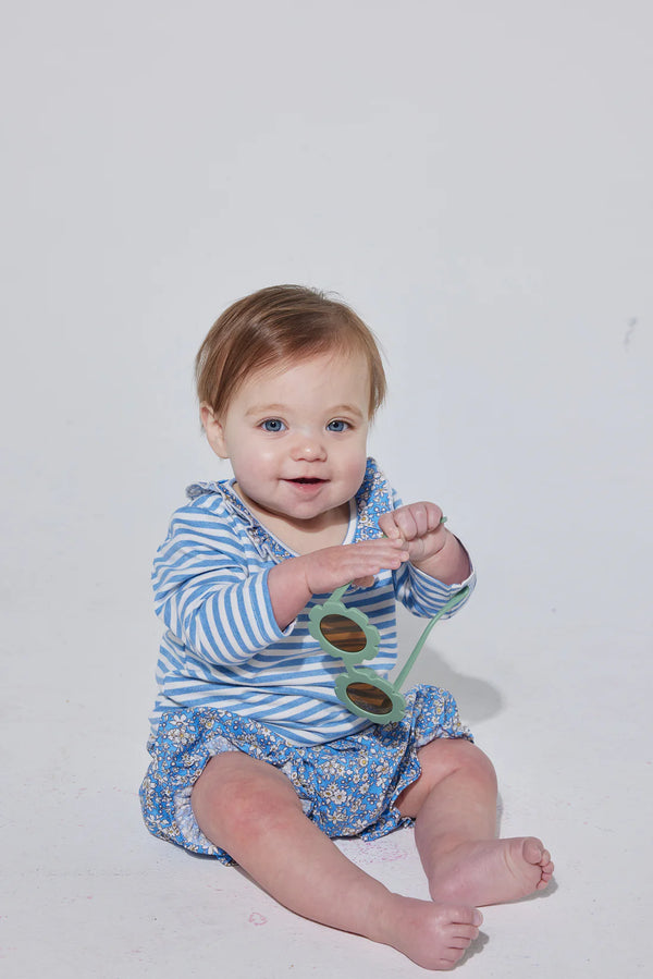 Rosie Bloomer Set- Roland Floral Blue