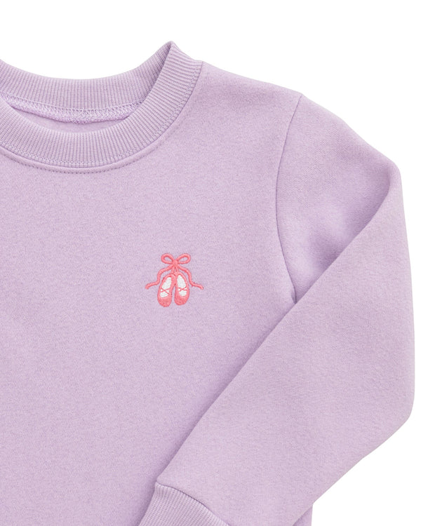 Ruffle Pullover- Ballet Shoes