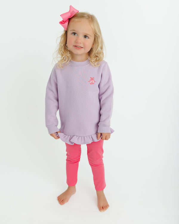 Ruffle Pullover- Ballet Shoes