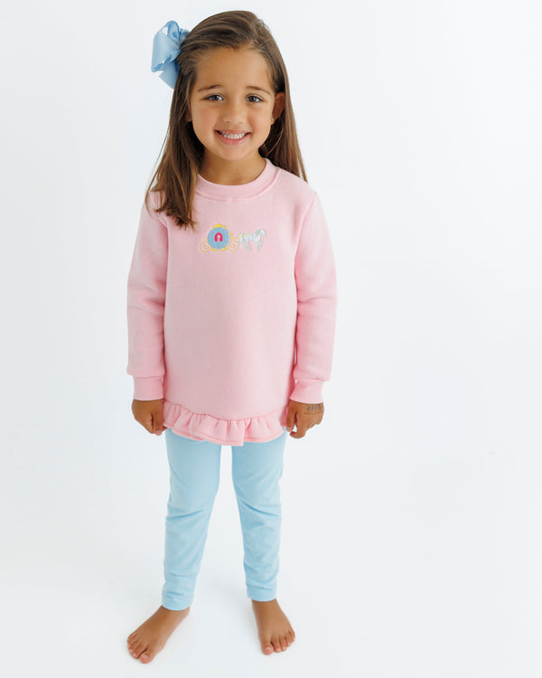 Ruffle Pullover- Carriage