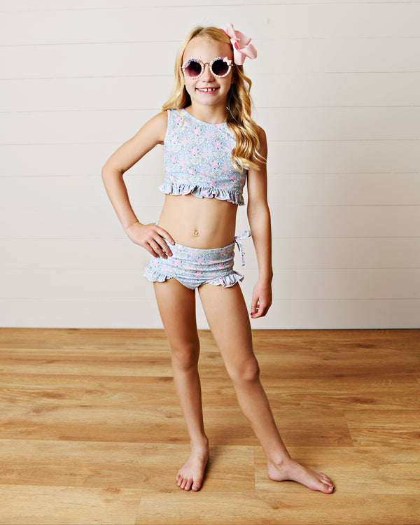 Spring Ditsy Two-Piece Swimsuit