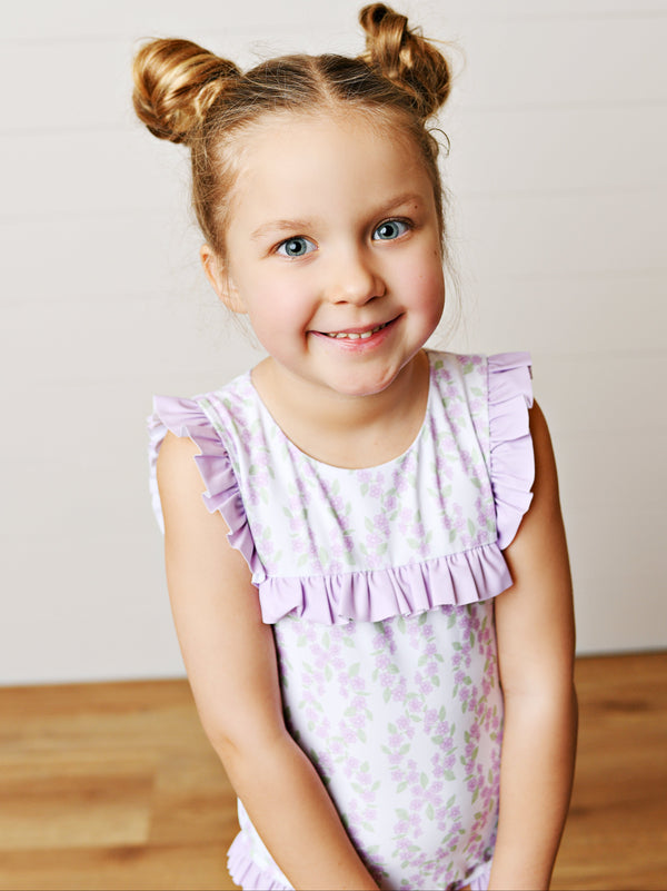 Lavender Garden Swimsuit