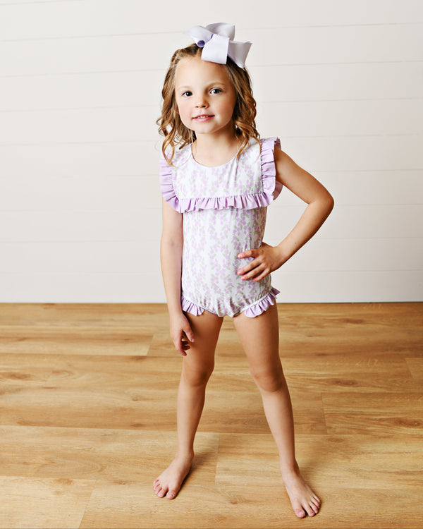 Lavender Garden Swimsuit