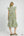 Tiered Floral Dress W/ Ruffle Sleeves- Sage