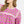 Mix Floral Ruffle Yoke Puff Sleeve Blouse- Pink Mix