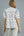 Mix Floral Ruffle Yoke Puff Sleeve Blouse- Off White Mix