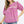 Mix Floral Ruffle Yoke Puff Sleeve Blouse- Pink Mix