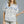 Mix Floral Ruffle Yoke Puff Sleeve Blouse- Off White Mix