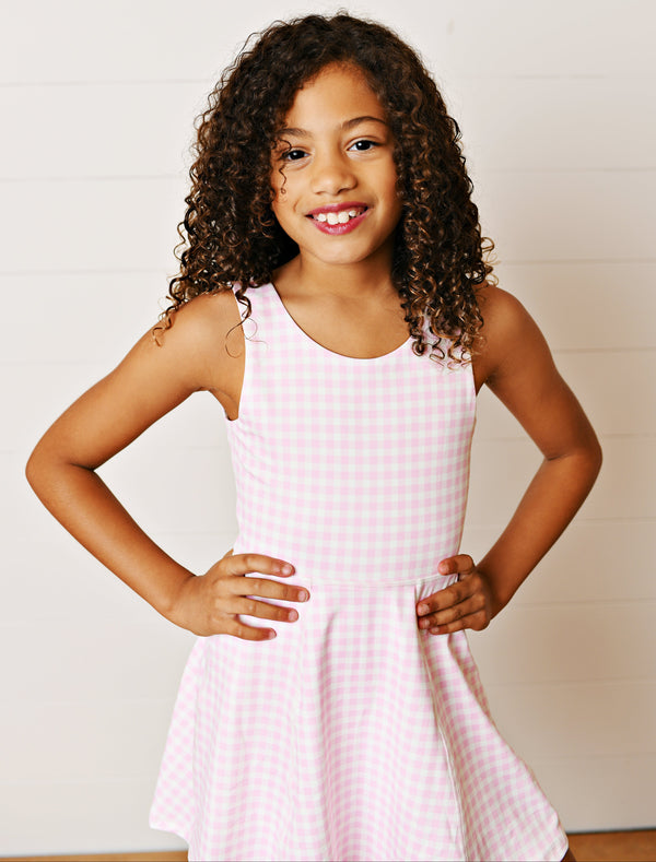 Pink Gingham Dress