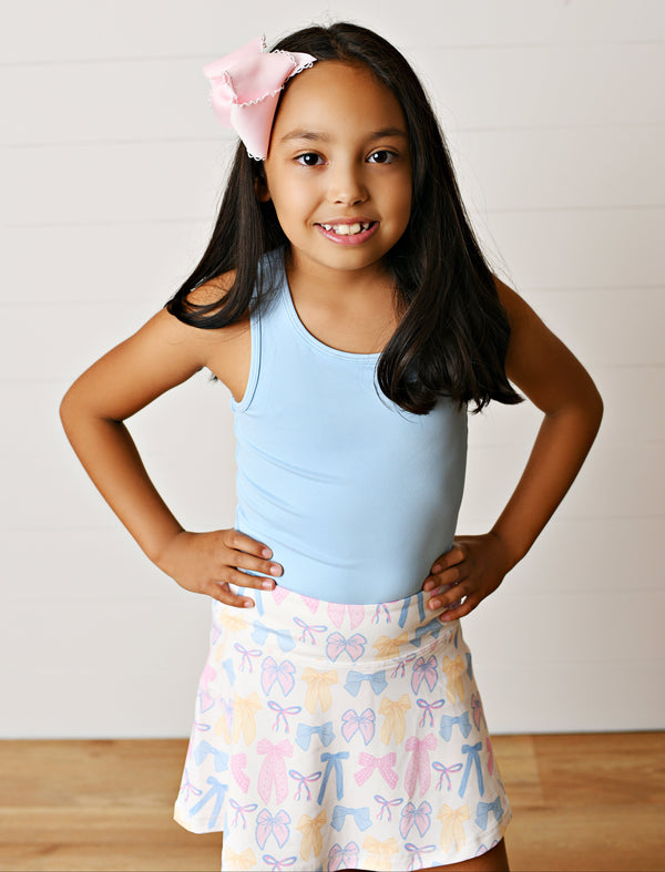 Spring Bows Tennis Skort