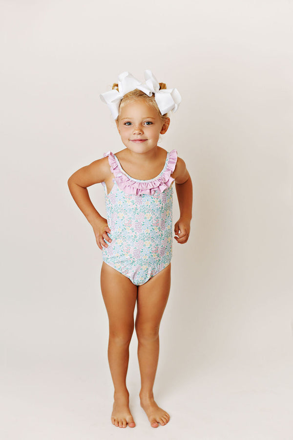 Spring Ditsy Floral One Piece Swimmy