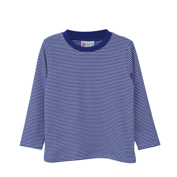 Graham LS Shirt- Royal Blue Stripe