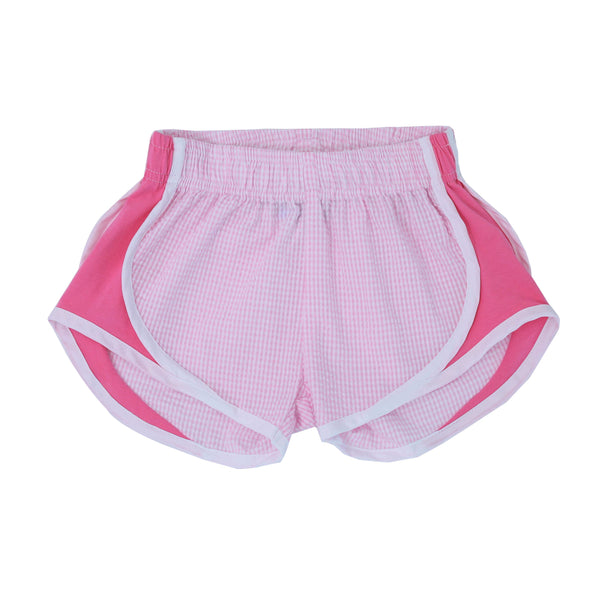 Pink Check Shorts (Pink Side)