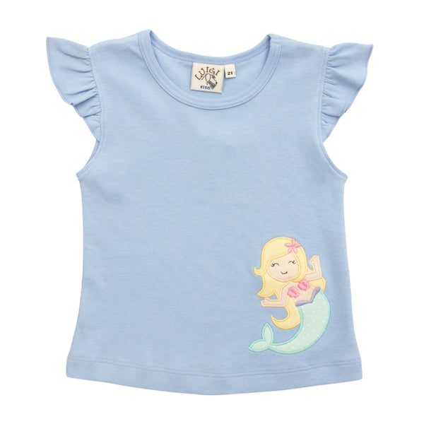 Mermaid Flutter Sleeve Blouse