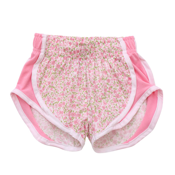 Pink Floral Shorts (Pink Side)