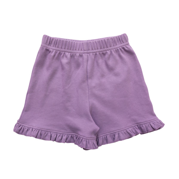 Interlock Ruffle Shorts- Lavender